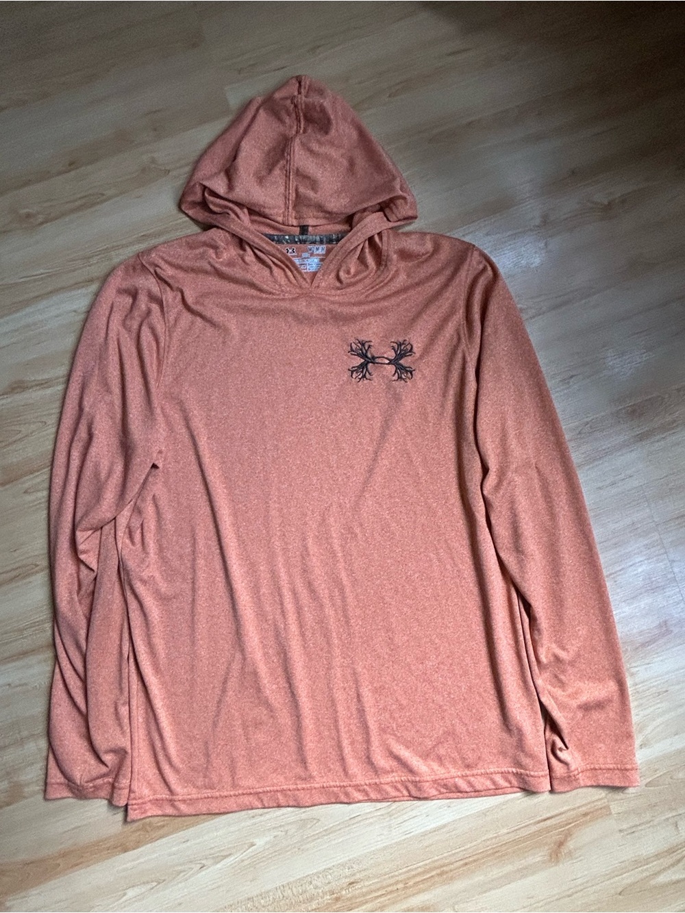 Under Armour Orange Hooded Long-Sleeve Pullover